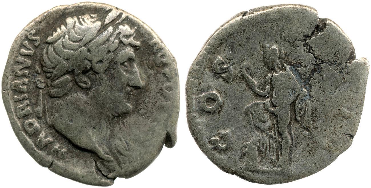 RIC II, Part 3 (second edition) Hadrian 845, аверс, bm