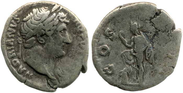 RIC II, Part 3 (second edition) Hadrian 845, реверс, bm
