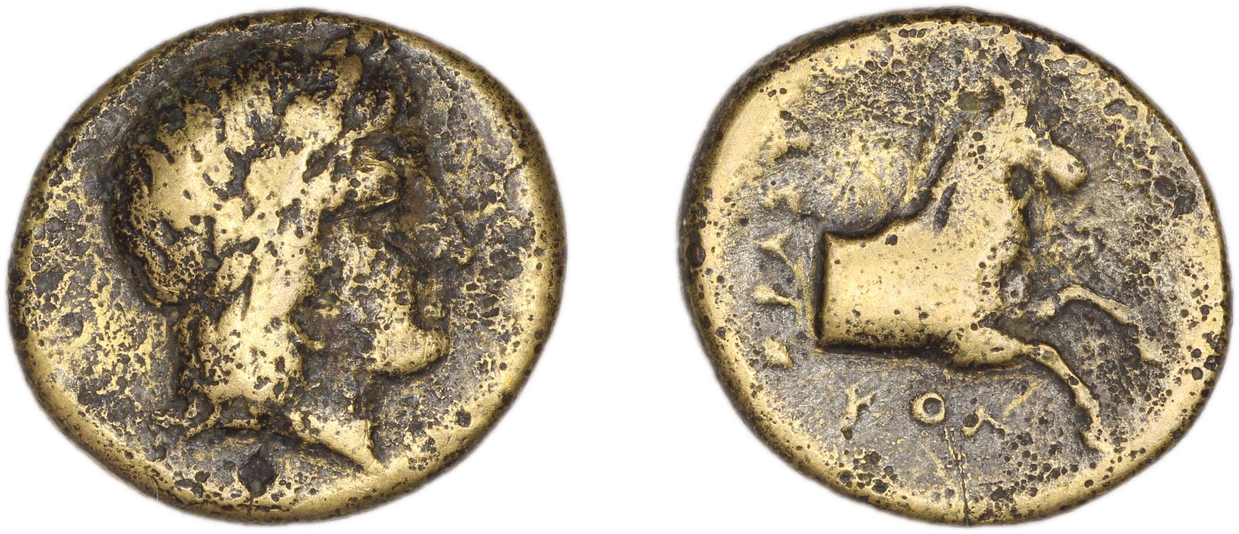 Colophon Kinns 1980 Period I.2, AE 9, аверс, bm