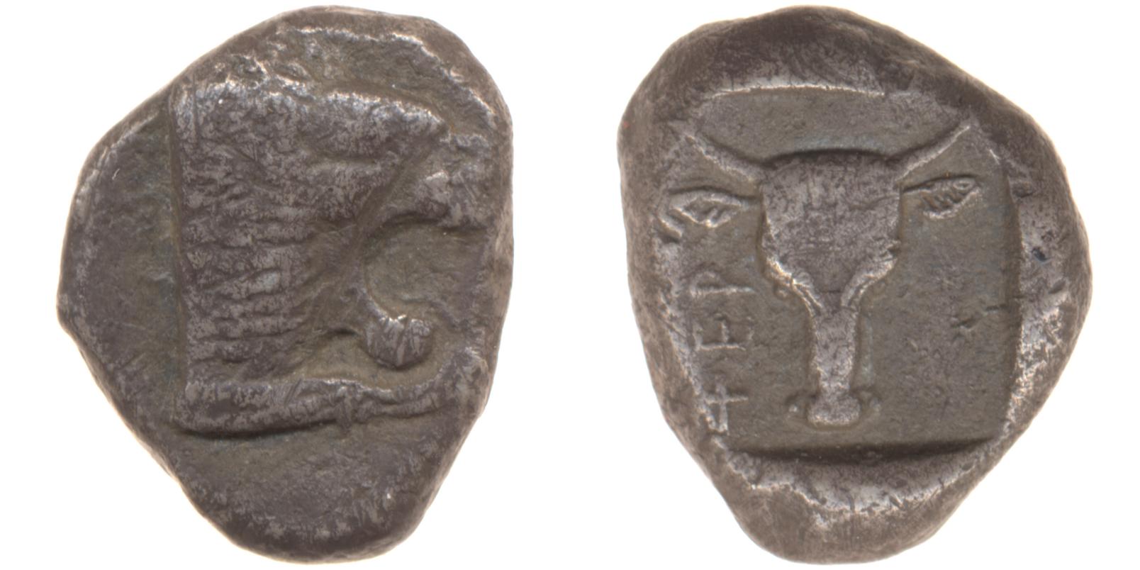 аверс Chersonesus, Caria Cahn 1970 Series C.17-20