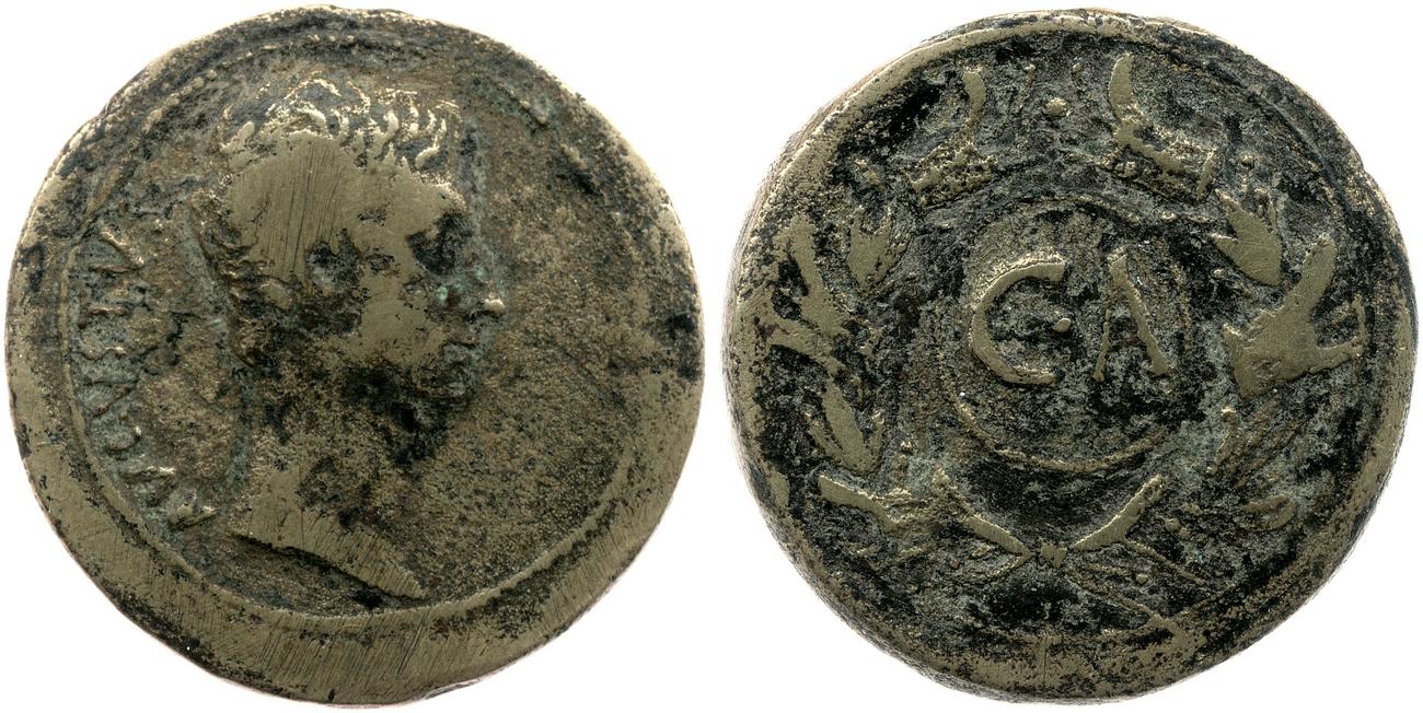 RIC I (second edition) Augustus 502, аверс, bm