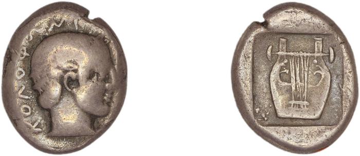 реверс Colophon Milne 1941 Period II, drachms and obols