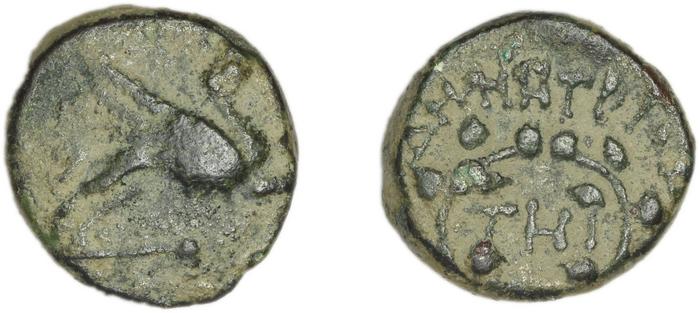 Teos Kinns 1980 Period I.2, AE 9, реверс, bm