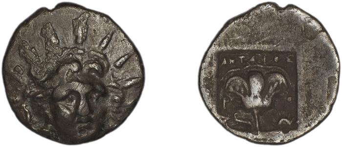 Rhodes Jenkins 1989 Group D hemidrachms, реверс, bm