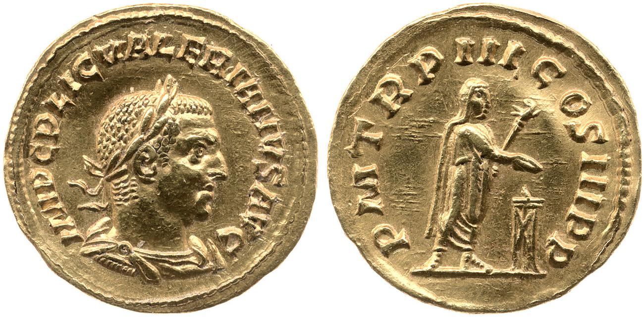аверс RIC V Valerian 29