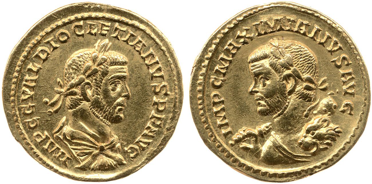 аверс RIC V Diocletian 334