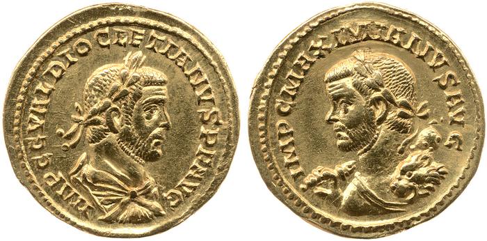 реверс RIC V Diocletian 334