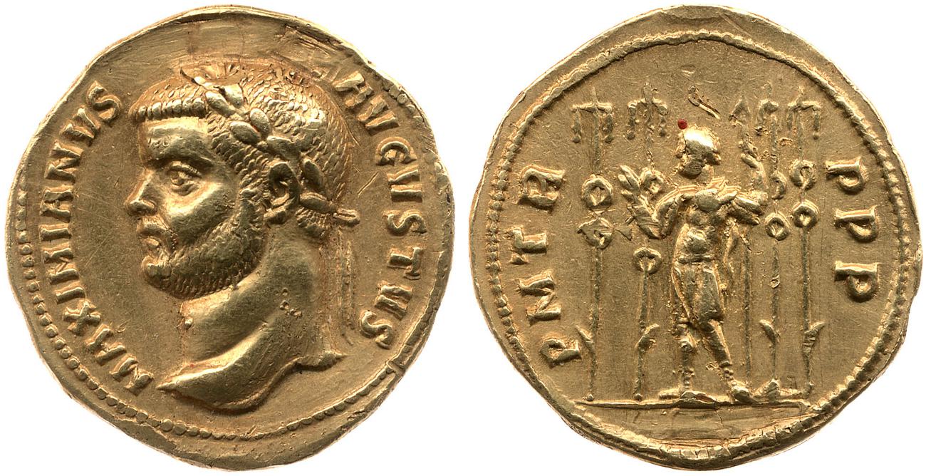 RIC V Diocletian 614, аверс, bm