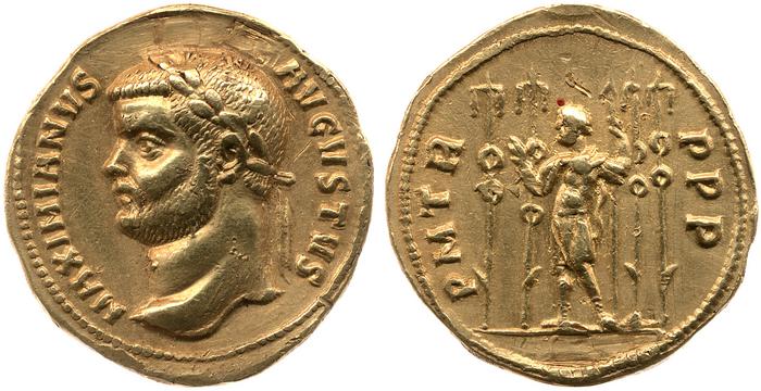 RIC V Diocletian 614, реверс, bm