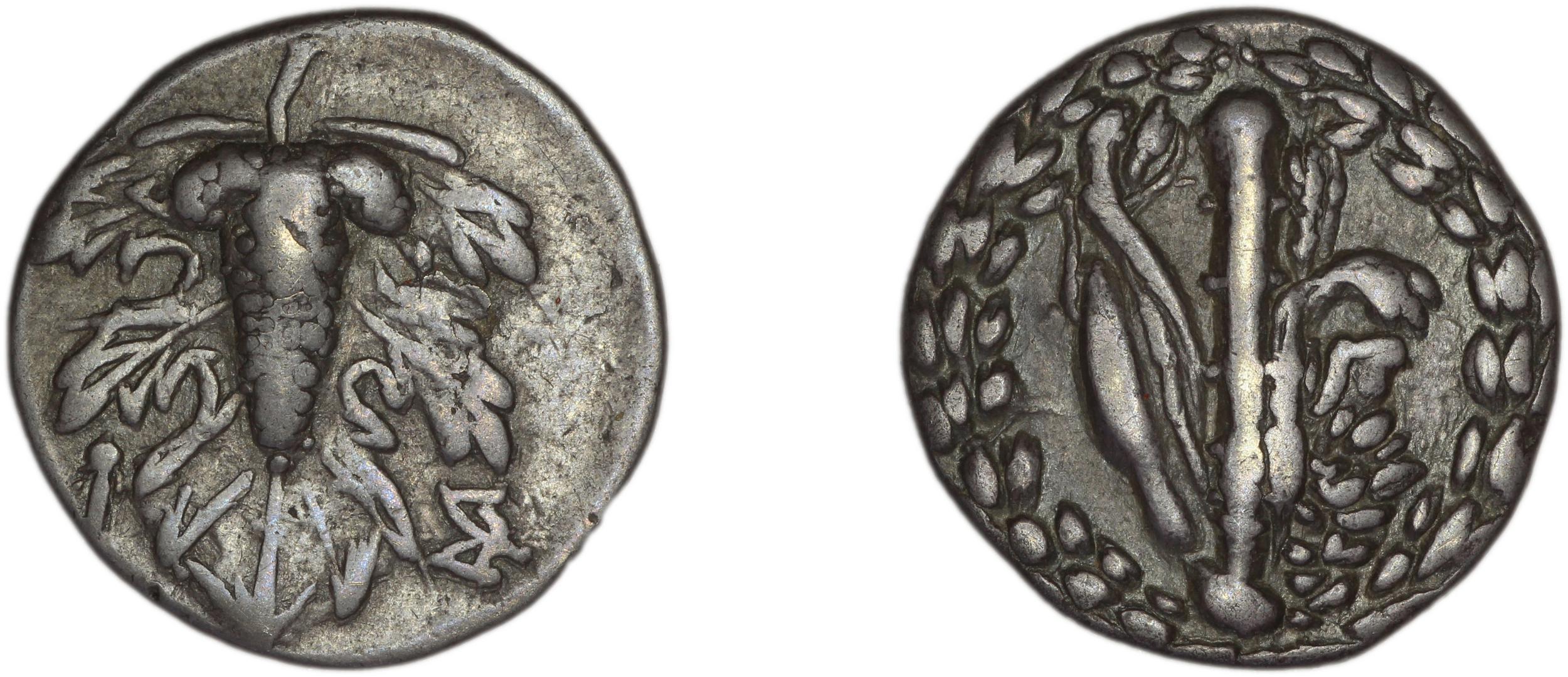 Sardis Kleiner and Noe 1977 1 didrachms, аверс, bm