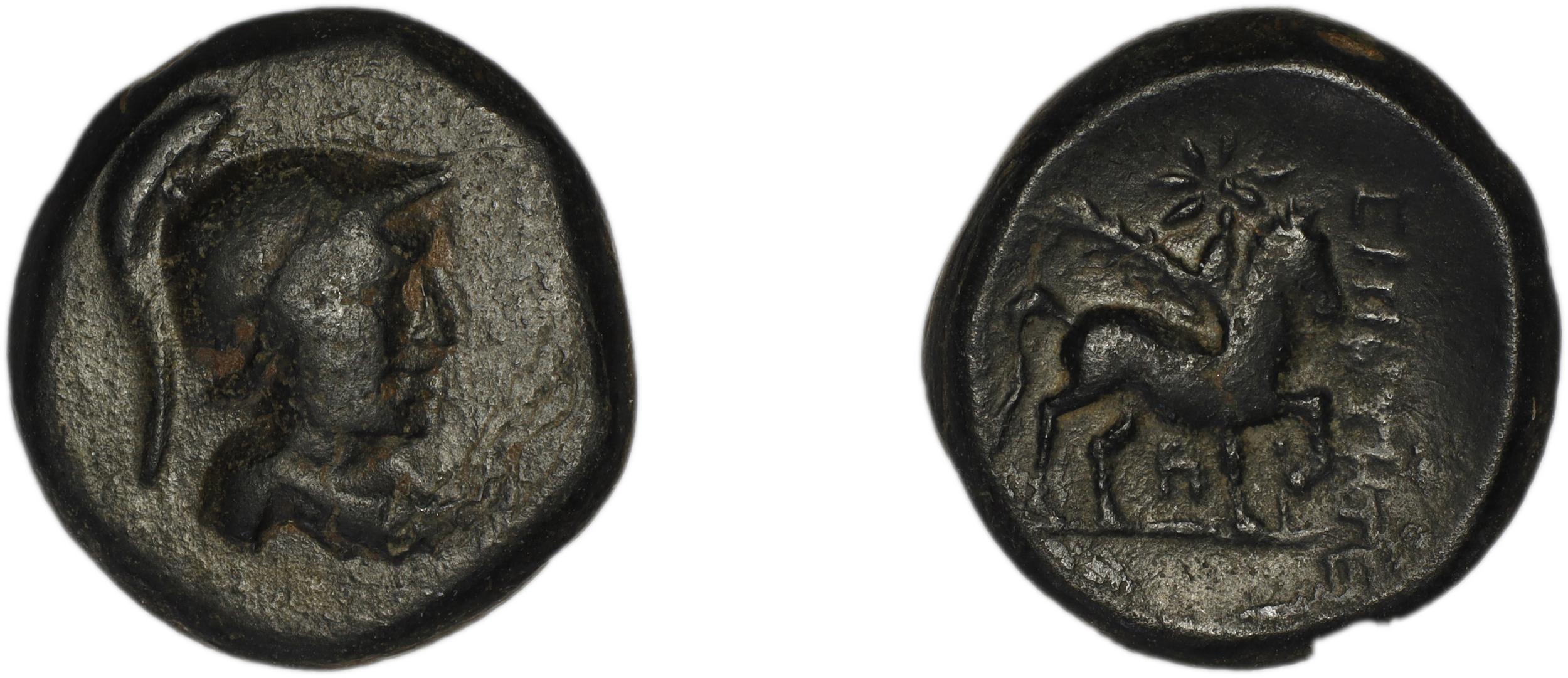 Epicteteis Aezanis BMC Epicteteis 1-3, 6-9, аверс, bm