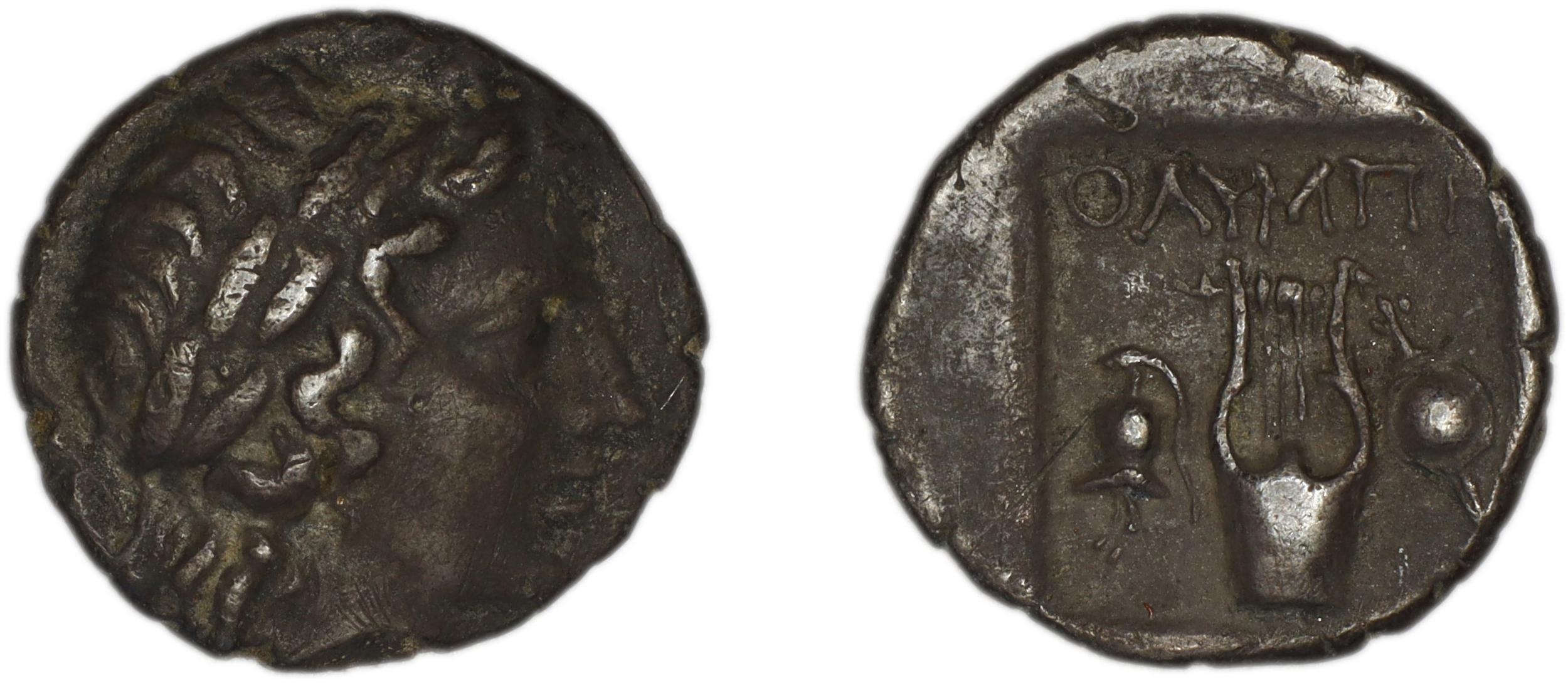 аверс Lycian League Olympus in Lycia Troxell 1982 2.42