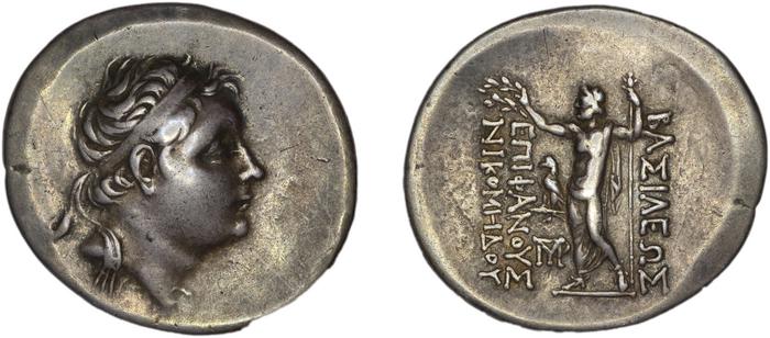 Nicomedes II of Bithynia Bithynia Waddington 1908 40, реверс, bm