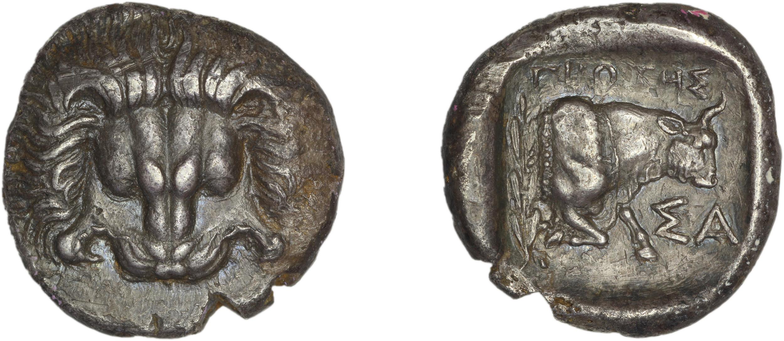 Samos Barron 1966 Class X tetradrachms, аверс, bm
