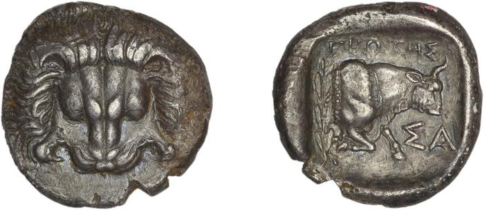 Samos Barron 1966 Class X tetradrachms, реверс, bm