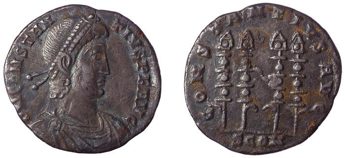RIC VIII Arelate 243, реверс, bm