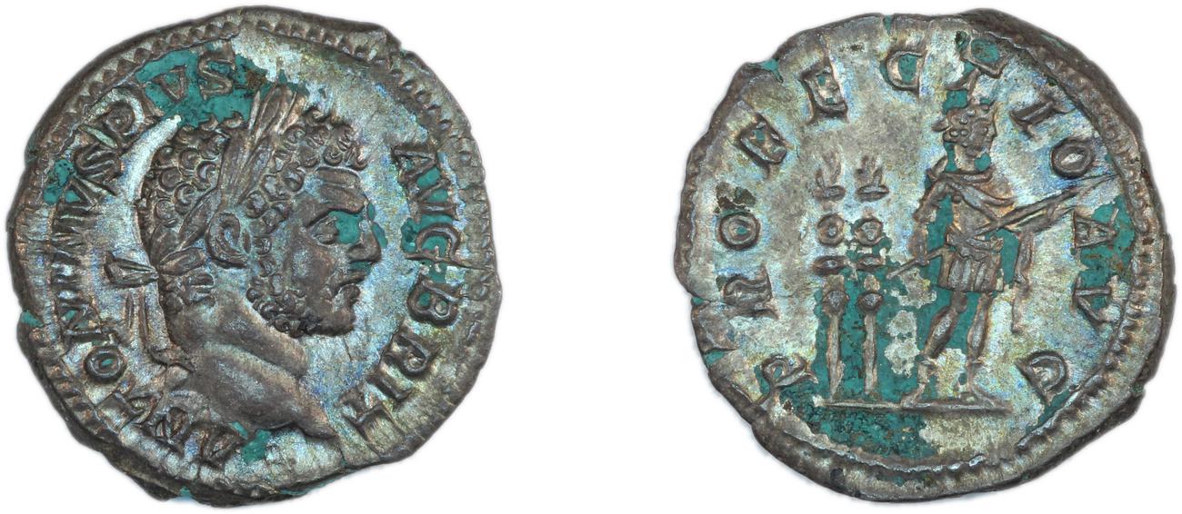 RIC IV Caracalla 225, аверс, bm