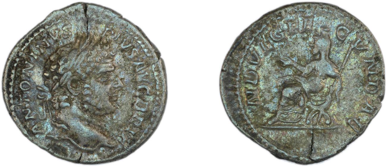 RIC IV Caracalla 214, аверс, bm