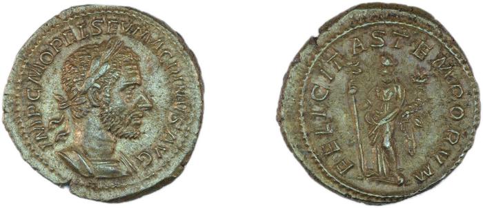 RIC IV Macrinus 59, реверс, bm