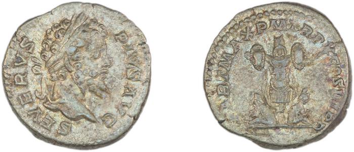 RIC IV Septimius Severus 185, реверс, bm