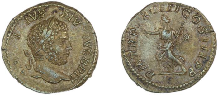 RIC IV Caracalla 184, реверс, bm