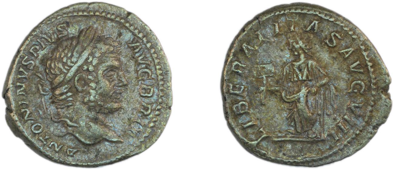 RIC IV Caracalla 220, аверс, bm