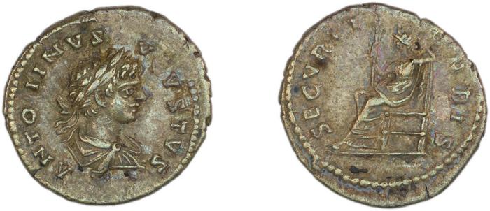RIC IV Caracalla 351B, реверс, bm