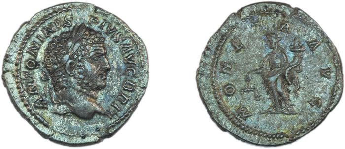 RIC IV Caracalla 224, реверс, bm