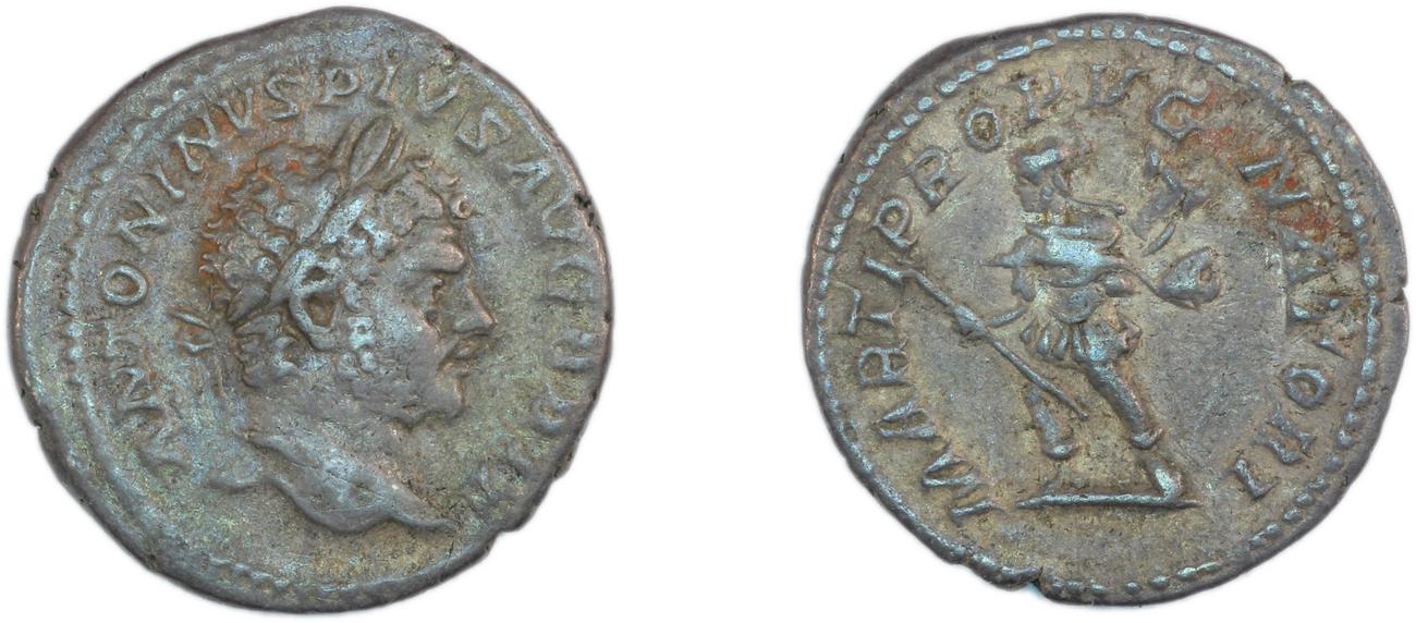 RIC IV Caracalla 223, аверс, bm