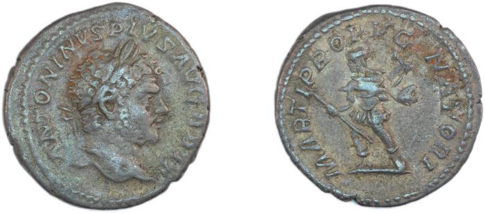 RIC IV Caracalla 223, реверс, bm