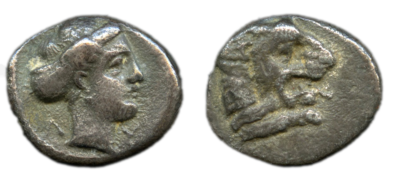 Cnidus Ashton 1999 Hemidrachms, аверс, bm