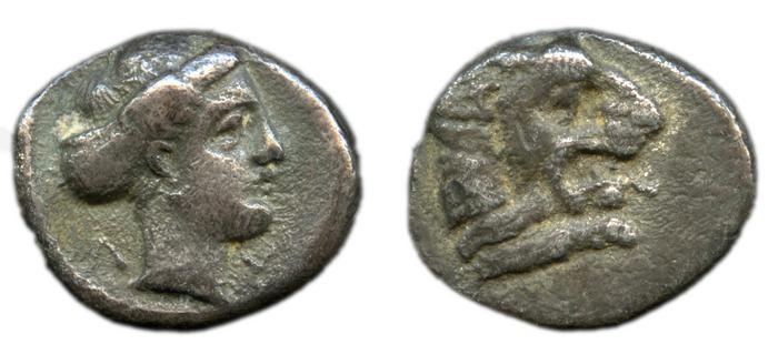 Cnidus Ashton 1999 Hemidrachms, реверс, bm