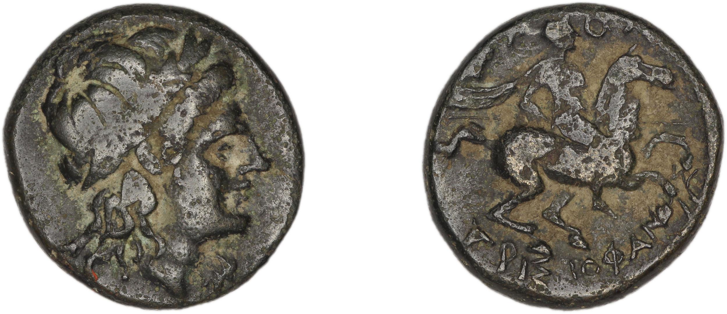 Colophon Kinns 1980 Period II, AE 14, аверс, bm