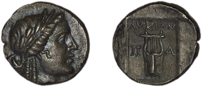 Lycian League Patara Troxell 1982 2.19, реверс, bm