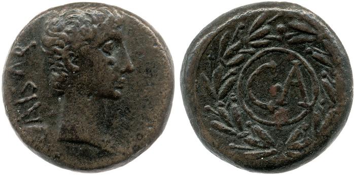 RIC I (second edition) Augustus 498, реверс, bm