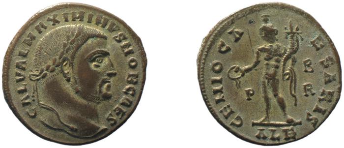 RIC VI Alexandria 71, реверс, bm