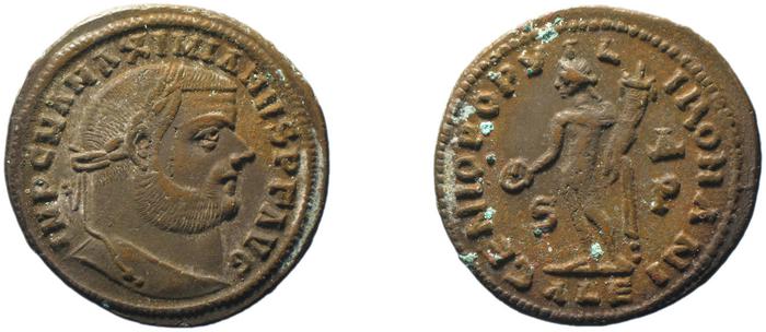 RIC VI Alexandria 34b, реверс, bm