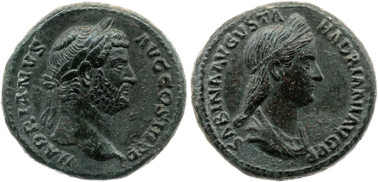 аверс RIC II, Part 3 (second edition) Hadrian 2564