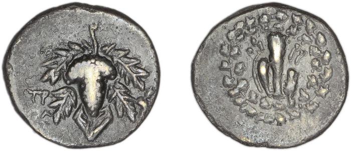 реверс Tralles Kleiner and Noe 1977 16, drachms