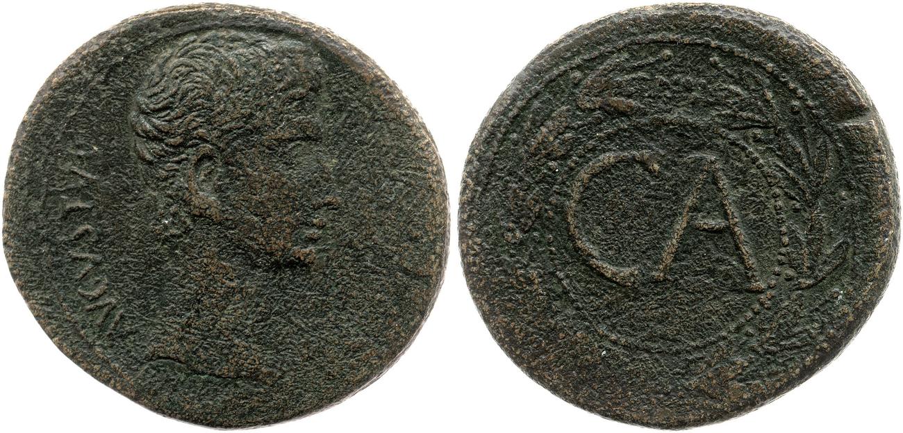 RIC I (second edition) Augustus 501, аверс, bm