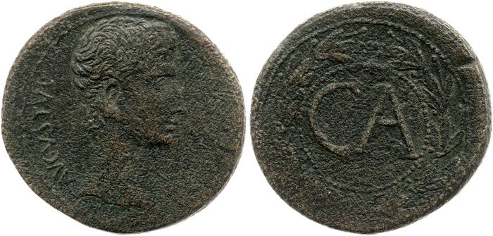 RIC I (second edition) Augustus 501, реверс, bm