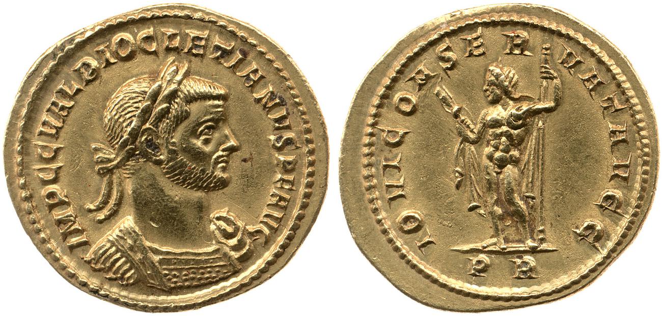 RIC V Diocletian 134, аверс, bm