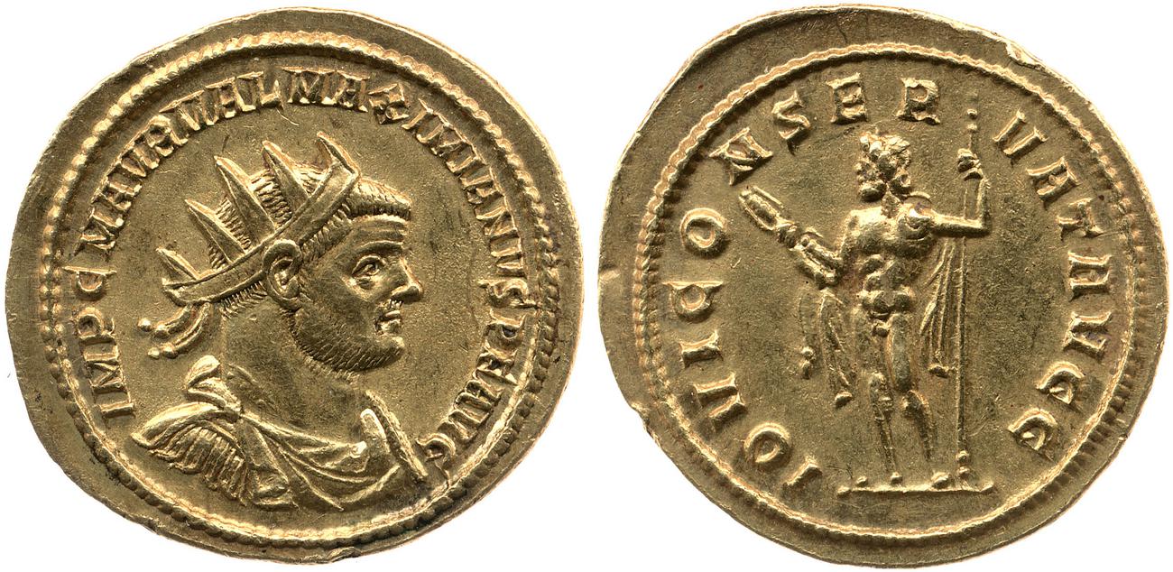 аверс RIC V Diocletian 491