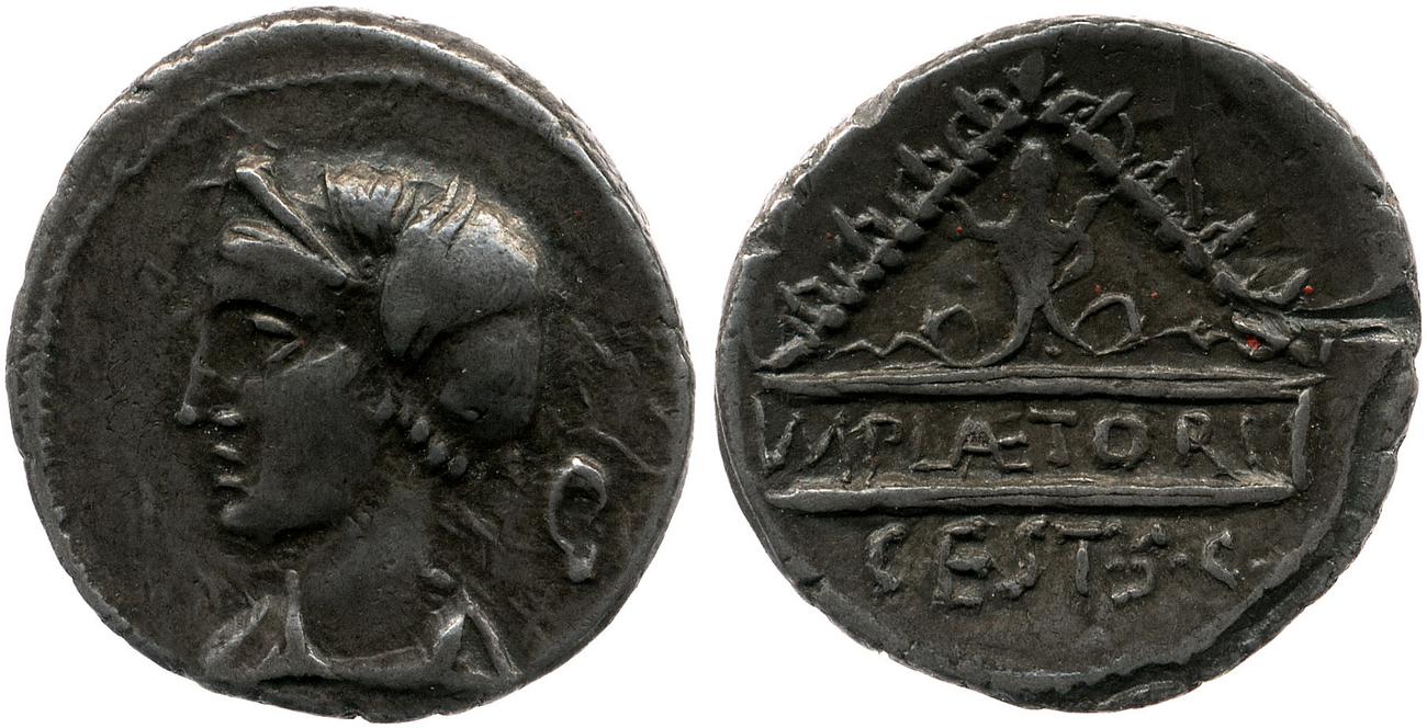 RRC 405/1b, аверс, bm