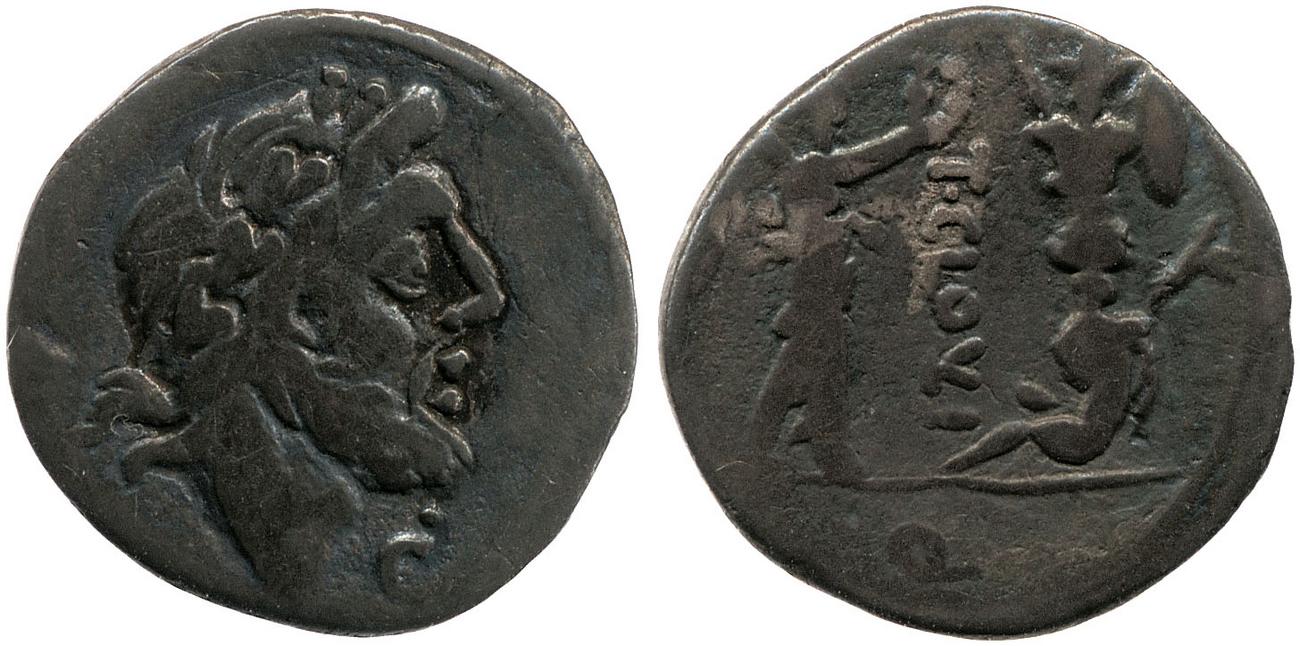 RRC 332/1c, аверс, bm