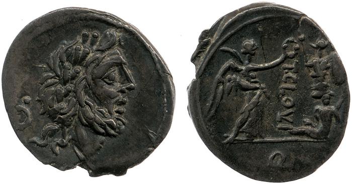 RRC 332/1a, реверс, bm