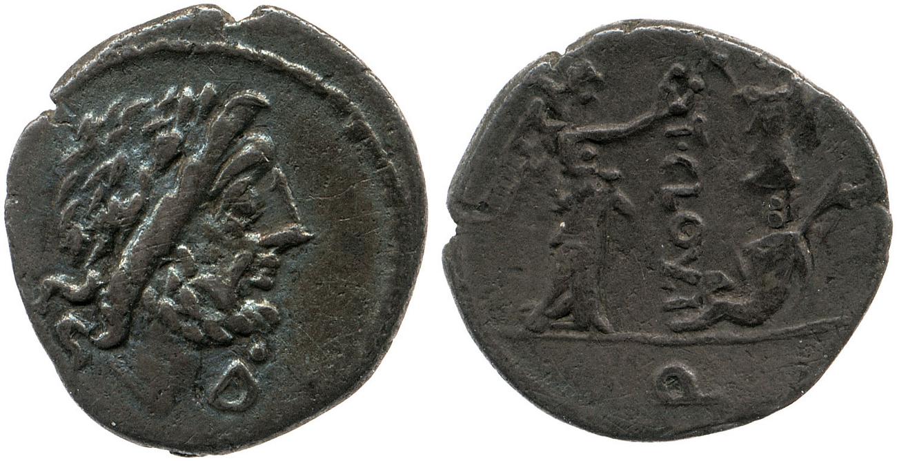 RRC 332/1c, аверс, bm