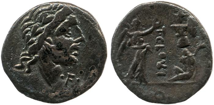 RRC 332/1c, реверс, bm