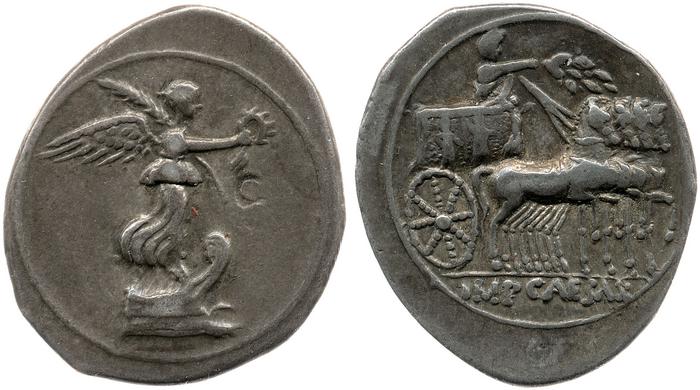 RIC I (second edition) Augustus 264, реверс, bm