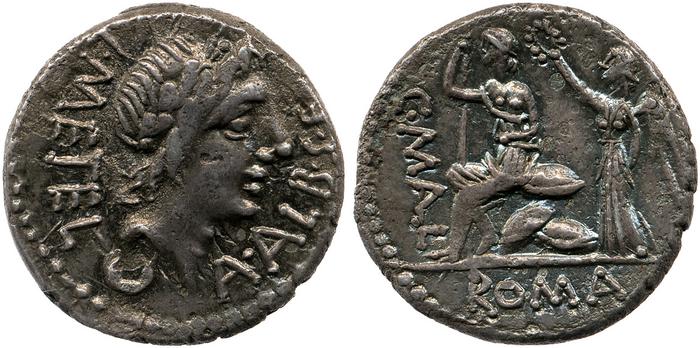 RRC 335/1c, реверс, bm